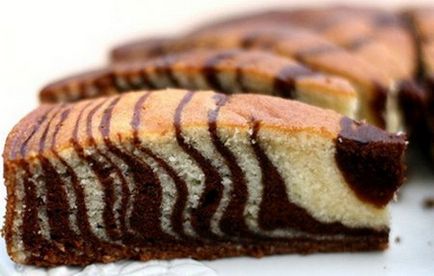 Cake Zebra - Zebra torta receptek - hogyan kell főzni egy tortát zebra
