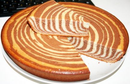 Cake Zebra - Zebra torta receptek - hogyan kell főzni egy tortát zebra