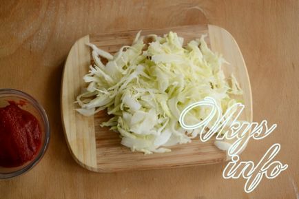Párolt káposzta csirke recept képpel (recept) Párolt káposzta csirke recept egy fotó
