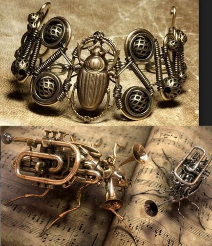 steampunk ékszer