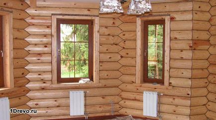 öböl ablak eszköz egy fából készült ház terve, alapítvány, összeszerelés