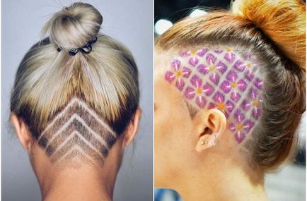 Borotvált képek 9 fejjel eredeti frizura a bátor nők