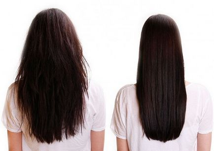 Kiegyenesítése haj 5 féle hosszú távú simítás az utastérben