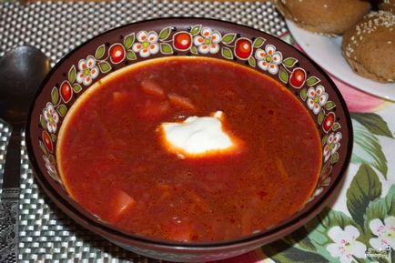 Ízletes leves csirkével - lépésről lépésre recept fotók