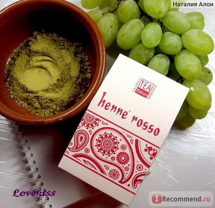 Henna haj tea natura Henne rosso Tiziano (lawsonia inermis) - «♥ ♥ indiai henna új szerelem