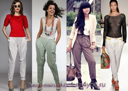 Pants-banán - hogyan válasszuk ki és mit kell kombinálni (nadrág-banán) Pants-banán - hogyan válasszuk ki és mit kell kombinálni