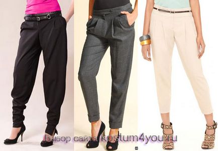 Pants-banán - hogyan válasszuk ki és mit kell kombinálni (nadrág-banán) Pants-banán - hogyan válasszuk ki és mit kell kombinálni