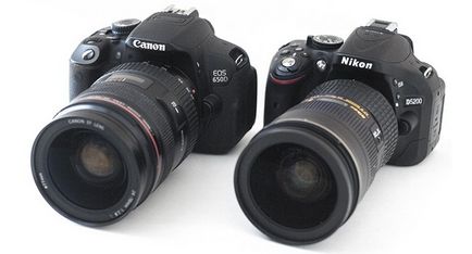 Melyik a jobb a Nikon és Canon tükörreflexes fényképezőgép egy jobb