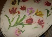 decoupage asztal