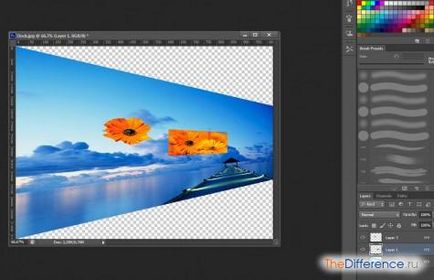 Hogyan szél a rétegeket a Photoshop (Photoshop) Hogyan szél a rétegeket a Photoshop