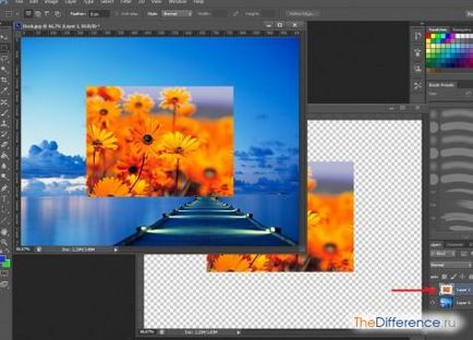 Hogyan szél a rétegeket a Photoshop (réteg) Hogyan szél a rétegeket a Photoshop