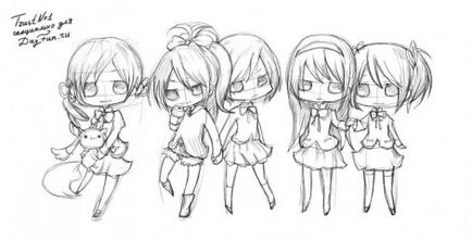Hogyan kell felhívni a chibi ceruza szakaszában (felhívni chibi ceruza szakaszokban) Hogyan kell felhívni a chibi ceruza szakaszaiban