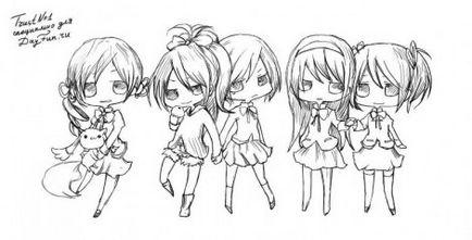 Hogyan kell felhívni chibi ceruza szakaszában (például egy ceruza felhívni chibi szakaszok) Hogyan kell felhívni a chibi ceruza szakaszaiban