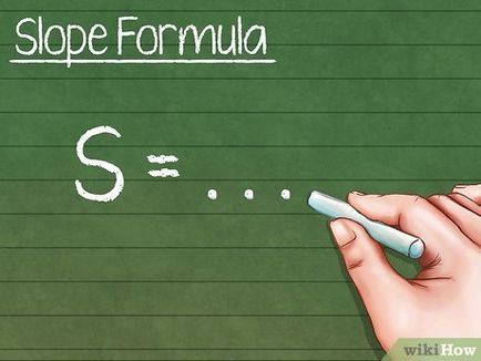 Hogyan lehet megtalálni a szögletes együttható (meredekség) a sor