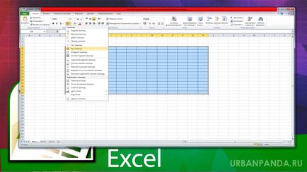 Hogyan hozzunk létre egy táblázatot az Excel 1