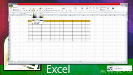 Hogyan hozzunk létre egy táblázatot az Excel 1