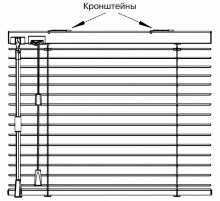 Hogyan kell telepíteni vízszintes függönyök, épület portál (vízszintes) Hogyan kell telepíteni vízszintes függönyök, épület portál