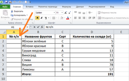 Hogyan excel, hogy gyorsan felsorolni a táblázat sorait (számozott) Hogyan excel, hogy gyorsan felsorolni táblasorokra