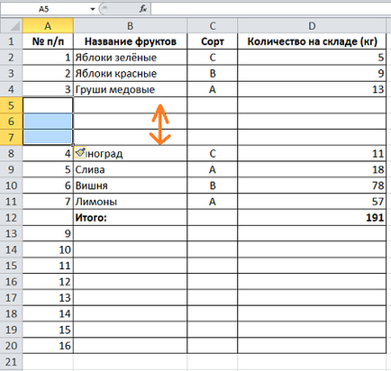 Hogyan excel, hogy gyorsan felsorolni a táblázat sorait (számozott) Hogyan excel, hogy gyorsan felsorolni táblasorokra