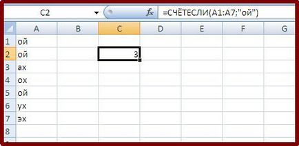 Mivel az Excel számolni a sejteket egy bizonyos értéket (Excel) Hogyan excel, hogy számolja meg a sejtek egy adott értéket