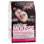 Loreal Sublim mousse - a paletta a hajfesték színek, a legjobb hajfesték (Sublim) Loreal Sublim mousse - a paletta a hajfesték színek, a legjobb hajfesték