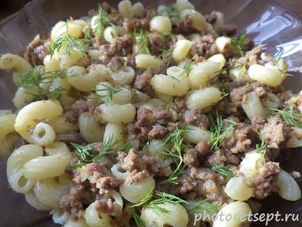 Nautically tészta (a tészta recept nautically) Pasta nautically