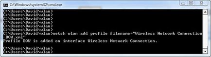 Konfigurálása vezeték nélküli kapcsolatot a Windows Server 2008 és a Windows Vista a cli netsh wlan