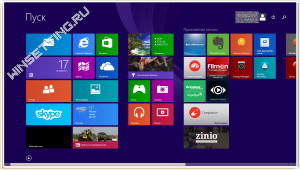 Áttekintés Metro felület a Windows 8 (csempézett felület) Áttekintés Metro felület a Windows 8