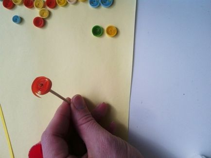 Quilling kézműves készült saját kezűleg - a master class kezdőknek