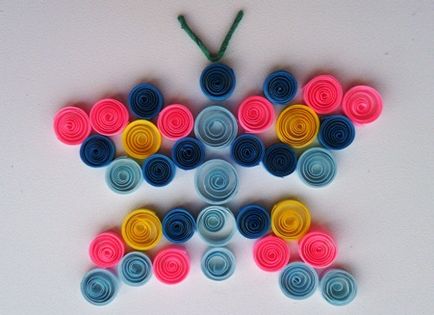 Quilling kézműves készült saját kezűleg - a master class kezdőknek