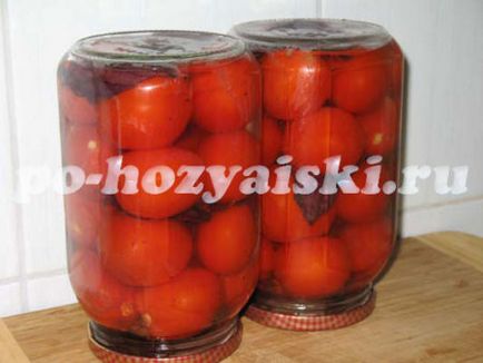 Paradicsom és bazsalikom téli recept (tél) Paradicsom bazsalikommal egy téli recept