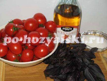 Paradicsom és bazsalikom téli recept (paradicsom) Paradicsom bazsalikommal egy téli recept