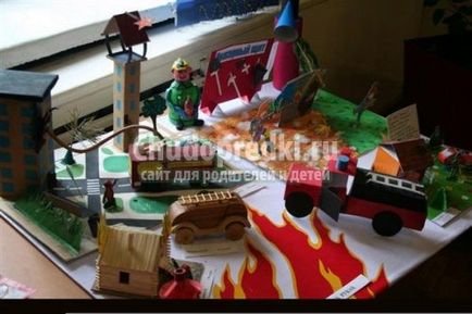 Tűzoltók Crafts (agyag só tészta) tűzoltók kézműves