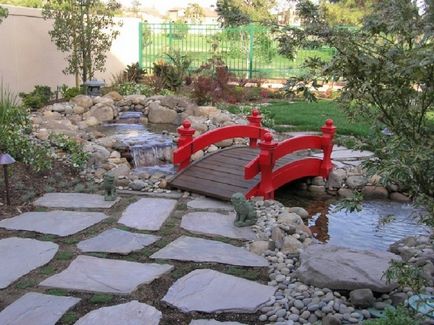 Kerti hidak a kerttervezés képek (táj) Kerti hidak a táj design fotó