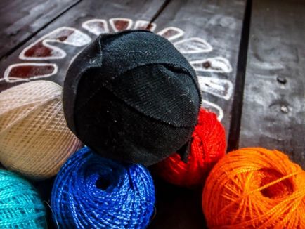 Temari golyó a szakember saját kezűleg (Temari kezével) Temari golyó a szakember saját kezűleg