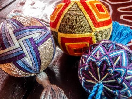 Temari golyó a szakember saját kezűleg (Temari) Temari golyó a szakember saját kezűleg