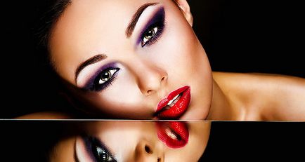 Esti smink kezeddel (inkrementális esti szem smink) Este make-up a kezüket