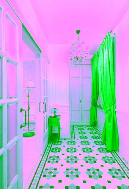 Hall a ház (előszoba tervezés egy magánlakás) Terem a házban
