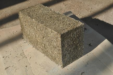 Fa-beton blokkok kezük video - az arányokat és alakja