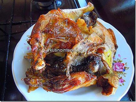 Bigus (Bigos) fényképes csirke, ízletes szakács magát