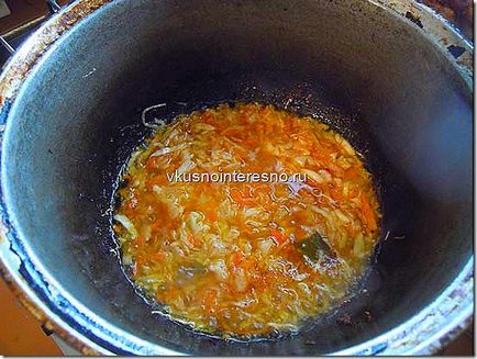 Bigus (Bigos) fényképes csirke, ízletes főzni maguknak (bigos) Bigus (Bigos) fényképes csirke, ízletes szakács magát