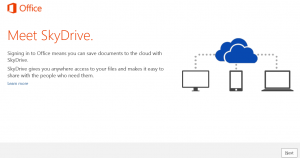 Mi SkyDrive pro