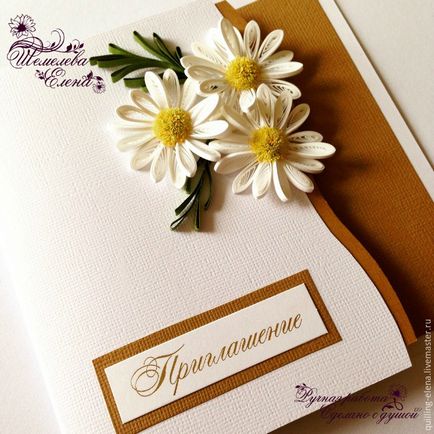 Készíts egy százszorszép a technika Quilling - Fair Masters - kézzel készített, kézzel készített (papír virág) Készíts egy százszorszép a technika Quilling - Fair Masters - kézzel készített, kézzel készített