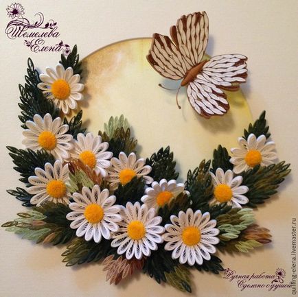 Készíts egy százszorszép a technika Quilling - Fair Masters - kézzel készített, kézzel készített (festés kezét) Készíts egy százszorszép a technika Quilling - Fair Masters - kézzel készített, kézzel készített