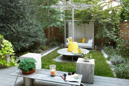 A design az udvar egy családi ház (34 fotó) létrehoz egy szép külső