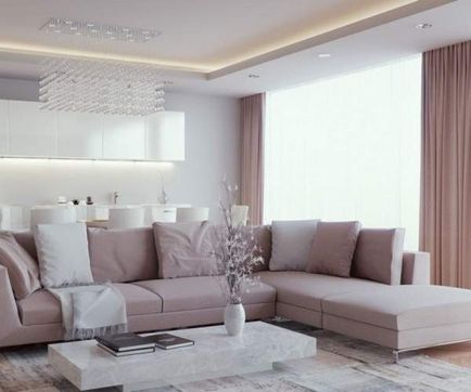 A design a nappali egy magánházban népszerű ötletek