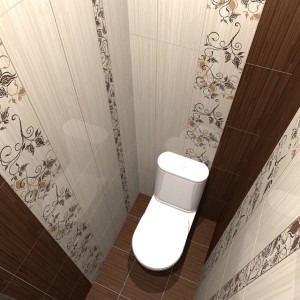 A design a WC-vel, egy kis négyszögletes kialakítású WC, fürdőszoba felújítás, cikkek, órák, videók,