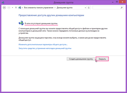 Otthoni csoport a Windows 8