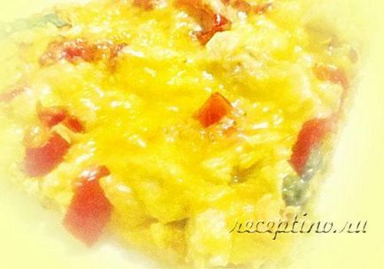 Házi pizza csirkével és sajttal - lépésről lépésre recept fotók (recept) Házi pizza csirkével és sajttal - lépésről lépésre recept fotók