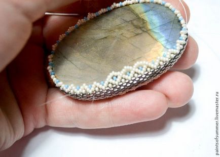 Kétoldalú twining cabochon - Fair Masters - kézzel készített, kézzel készített (kétoldalú fonják cabochon) Kétoldalú twining cabochon - Fair Masters - kézzel készített, kézzel készített